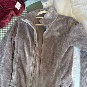 The North Face Women's Soft Gray Teddy Jacket
